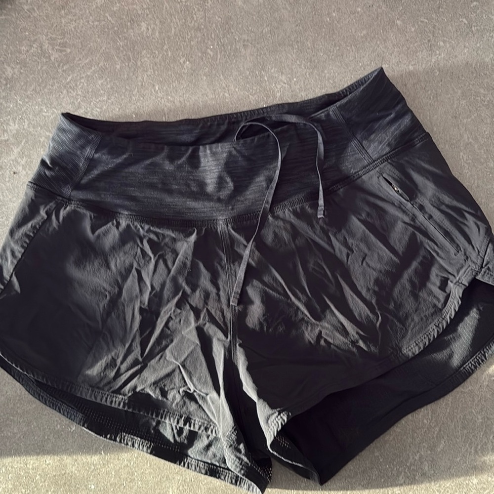 Outdoor Voices black athletic shorts